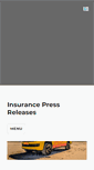 Mobile Screenshot of insurancepressreleases.com